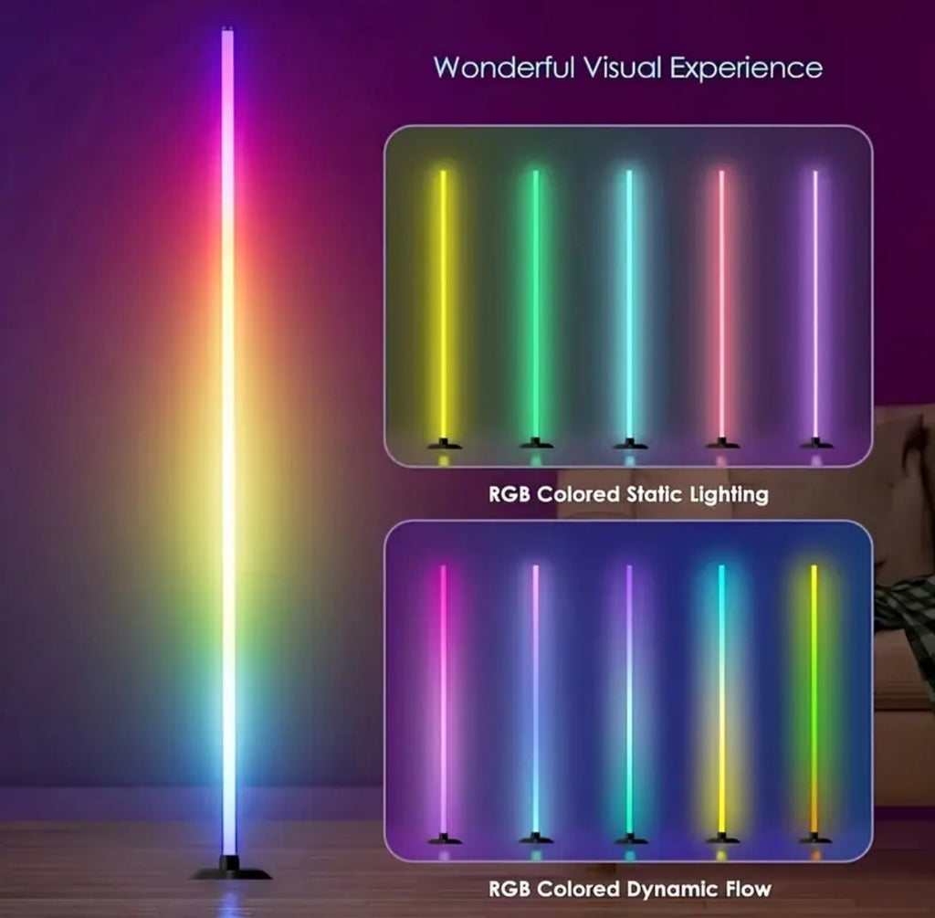 LED Bodenlampe mit Fernbedienung